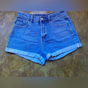 Denim shorts